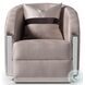 Monaco Elegance Silver and Zinc Accent Chair