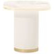 Gineverra Ivory and Gold Rectangular Occassional Table Set