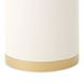 Gineverra Ivory Gold Square End Table