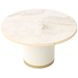 Gineverra Ivory Gold Round Cocktail Table