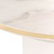 Gineverra Ivory Gold Round Cocktail Table