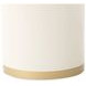 Gineverra Ivory Gold Round Cocktail Table