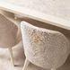 Barcelona Elegance Silken Matte Cream and Opal Dining Side Chair