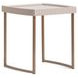 Barcelona Silken Cream and Bronze Square Side Table