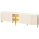 Moderne Rich Champagne 96" TV Stand