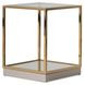 Summerlin Bright Gold Square End Table