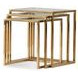 Summerlin Bright Gold Nesting Tables Set of 3