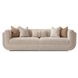 Summerlin Breeze Cashmere and Bright Gold Mansion 104" Sofa