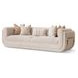 Summerlin Breeze Cashmere and Bright Gold Mansion 104" Sofa