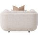 Savannah Breeze Cashmere Upholstered Matching Accent Chair with Pillow