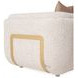 Savannah Breeze Cashmere Upholstered Matching Accent Chair with Pillow