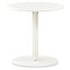Sassani Pearl White and Gold Round End Table