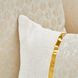 Sassani Crepe and Gold 88" Loveseat