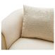 Sassani Gold and Crepe Accent Chair