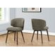 1366 Brown Upholstered Dining Chair Set of 2