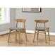 1385 Brown Upholstered Dining Chair Set of 2