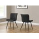 1130 Black Upholstered Dining Chair Set of 2