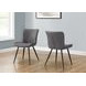 1131 Gray Upholstered Dining Chair Set of 2
