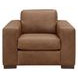 Inglewood Vintage Brown Derby Leather Upholstered Accent Chair