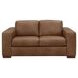 Inglewood Vintage Brown Derby Leather 64" Loveseat