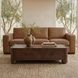 Inglewood Vintage Brown Derby Leather 92" Sofa