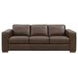 Inglewood Vintage Brown Cigar Leather 91" Queen Sleeper Sofa