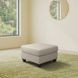 Millbrook Taupe Plain Leather Upholstered Rectangular Ottoman