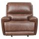 Highland Brown Coffee Leather Zero Gravity Glider Power Recliner with Power Headrest and USB Charging