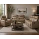 Bryant Tuscan Tan Leather 85" Lay Flat Power Reclining Sofa with Power Headrest and USB Charging