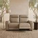 Bryant Tuscan Tan Leather 76" Lay Flat Power Reclining Console Loveseat with Power Headrest and USB Charging