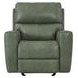 Laredo Sage Moss Leather Zero Gravity Glider Power Recliner with Power Headrest and USB Charging