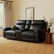 Valley Black Leather 73" Zero Gravity Power Reclining Console Loveseat with Power Headrest and USB Charging