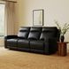 Valley Black Leather Zero Gravity Power Reclining Living Room Set with Power Headrest and USB Charging