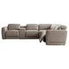 Ridgeway Gray Shark Leather Modular Zero Gravity Power Reclining Sectional with Power Headrest