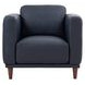Beckett Midnight Blue Leather Living Room Set