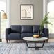 Beckett Midnight Blue Leather Living Room Set