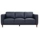 Beckett Midnight Blue Leather Living Room Set