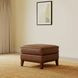 Weston Highland Saddle Leather Upholstered Rectangular Ottoman