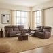 Sydney Brown Heritage Leather 73" Zero Gravity Power Reclining Console Loveseat with Power Headrest and USB Charging