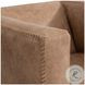 Hudson Tan Leather Swivel Chair