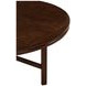 Hartford Brown 72" Round Dining Table