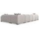 Drew Cream 6 Piece Modular Sectional with LAF Chaise and Pillows