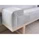Sunset Key Abbott Gray Leather Upholstered 62" Bed Bench
