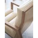 Sunset Key Hayley Beige Leather Upholstered Accent Chair