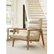 Sunset Key Hayley Beige Leather Upholstered Accent Chair