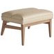 Sunset Key Hayley Beige Leather Upholstered Rectangular Ottoman