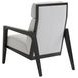 Palm Desert White Leather Upholstered Covina Accent Chair