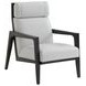 Palm Desert White Leather Upholstered Covina Accent Chair