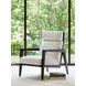 Palm Desert White Leather Upholstered Covina Accent Chair