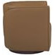 Ingrid Tan Leather Upholstered Swivel Chair